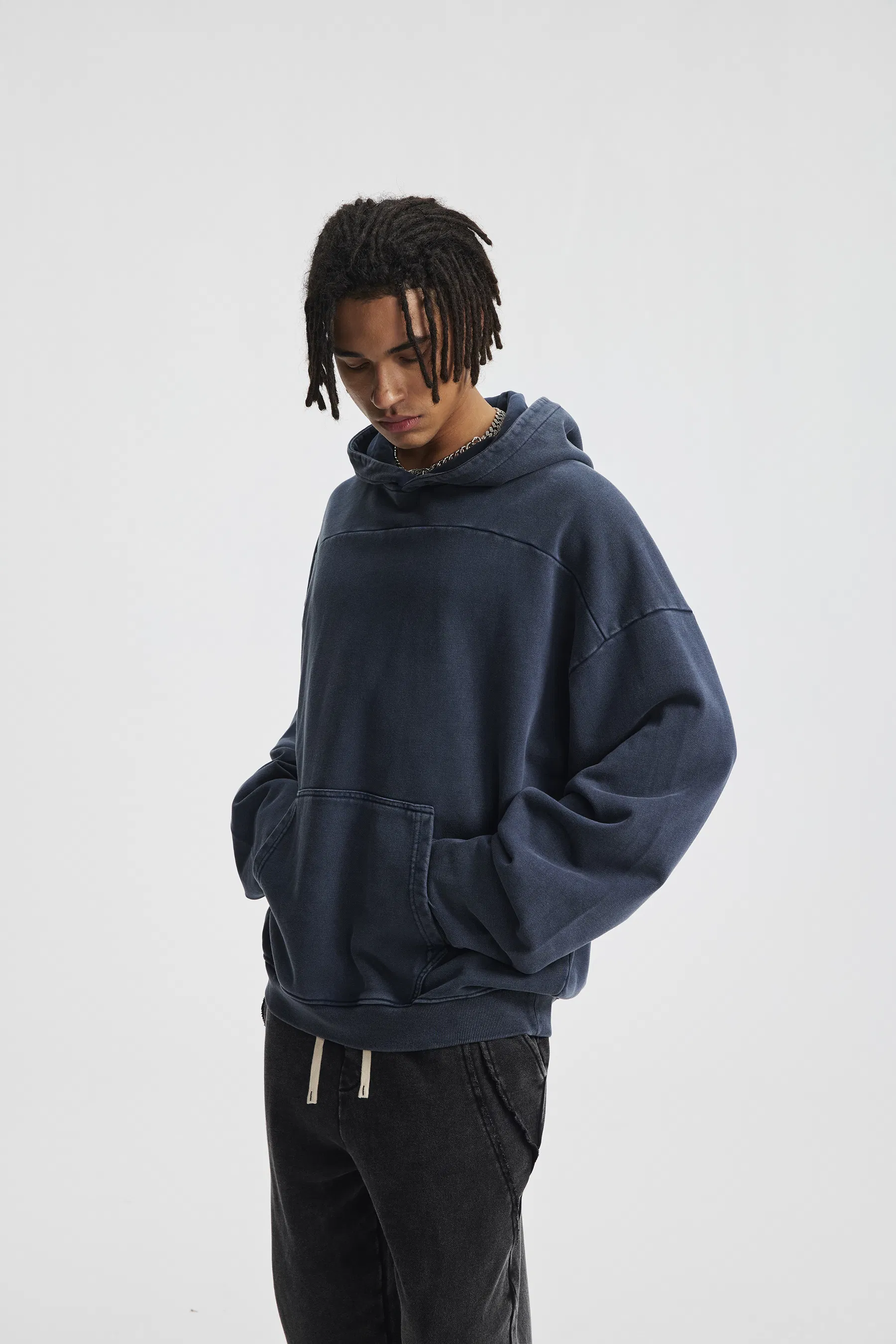 Premium Heavyweight Plain Hoodie Custom Logo DTG Embroidery Bulk Reseller Supply