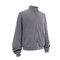 Plain Unprinted Stand Collar Zip Cotton Jacket Custom Design Logo Dtf Bulk Factory Production
