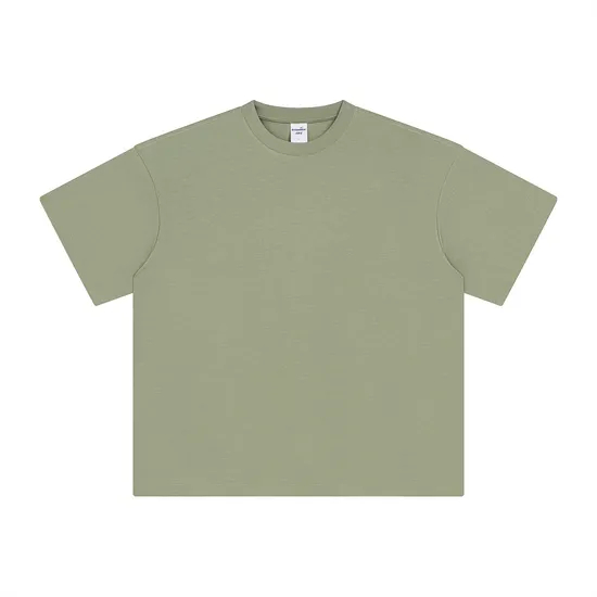 Breathable Cotton Casual T-Shirt Accept Personalized DTG Print and Embroidery Customization