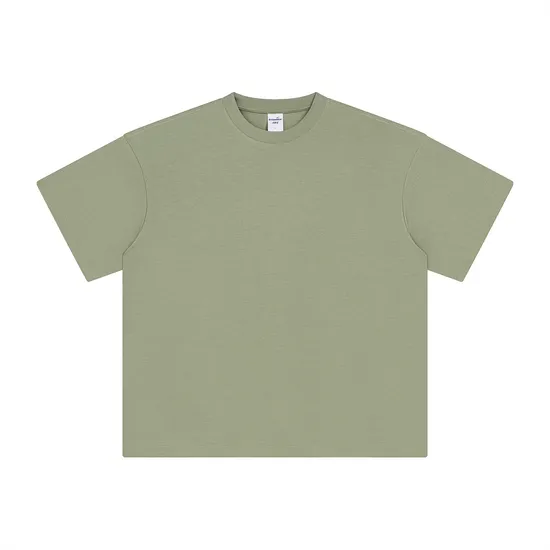 Breathable Cotton Casual T-Shirt Accept Personalized DTG Print and Embroidery Customization