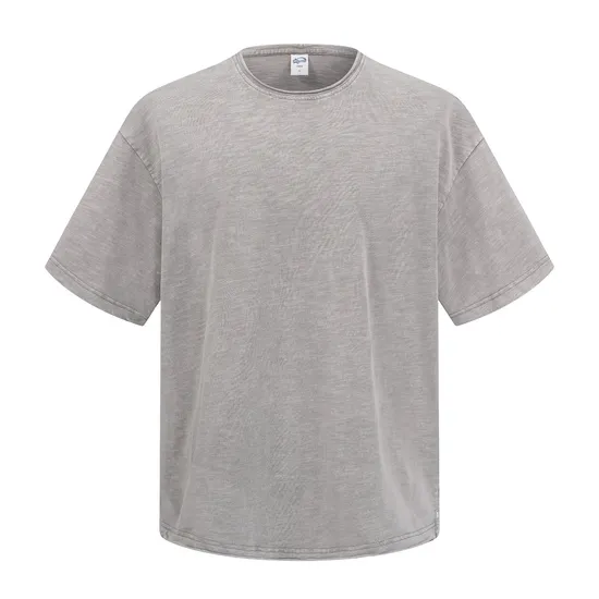 Blank Solid Color Cotton T-Shirt Accept Custom Design DTG Print for Global Bulk Clothing Buyers