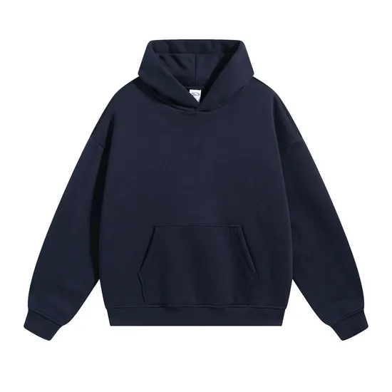 Thick No Shedding Polar Fleece Hoodie Custom DTG Print Stable Stock Bulk