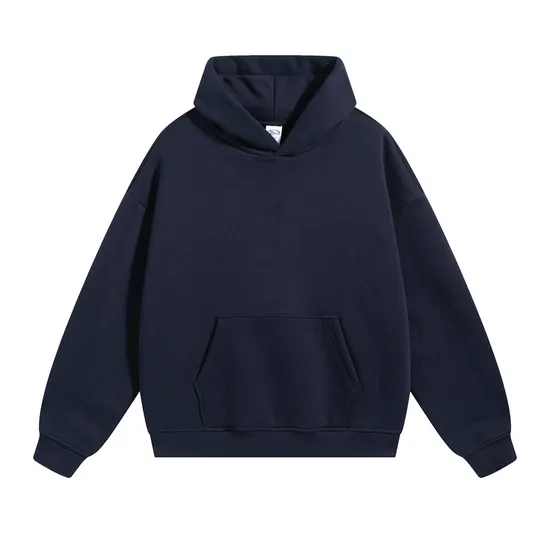 Thick No Shedding Polar Fleece Hoodie Custom DTG Print Stable Stock Bulk