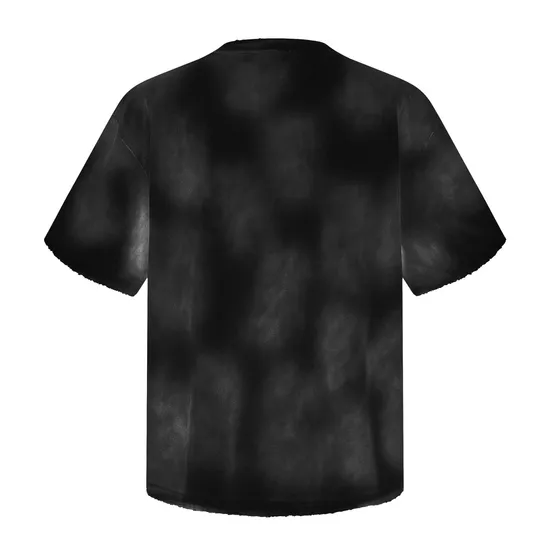 Cloud Tie-Dye Washed Cotton T-Shirt Allows Small Batch Custom Logo Embroidery and DTG Service