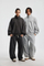 Classic Stand Collar Boxy Sweat Jacket Custom Logo for Casual Brand Bulk Procurement
