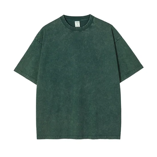 Breathable Pure Cotton Crew Neck Tee for Private DTG Digital Print Custom Production