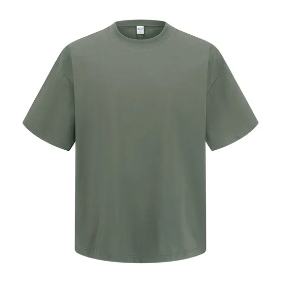 100% Cotton Loose Tee Customized Logo Art Embroidery Bulk Production Available