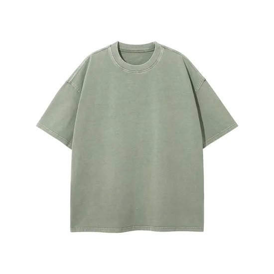 Multi Tone Washed Cotton T-Shirt Accept DTG Print Personal Custom Graphic Design