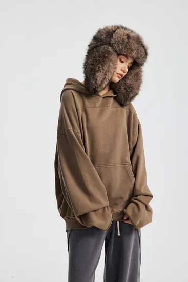 Premium Heavyweight Plain Hoodie Custom Logo DTG Embroidery Bulk Reseller Supply