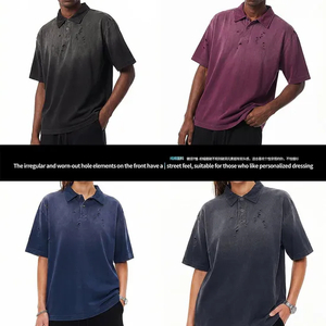 Classic Distressed American Street Polo Custom Graphic DTG Embroidery Apparel Bulk