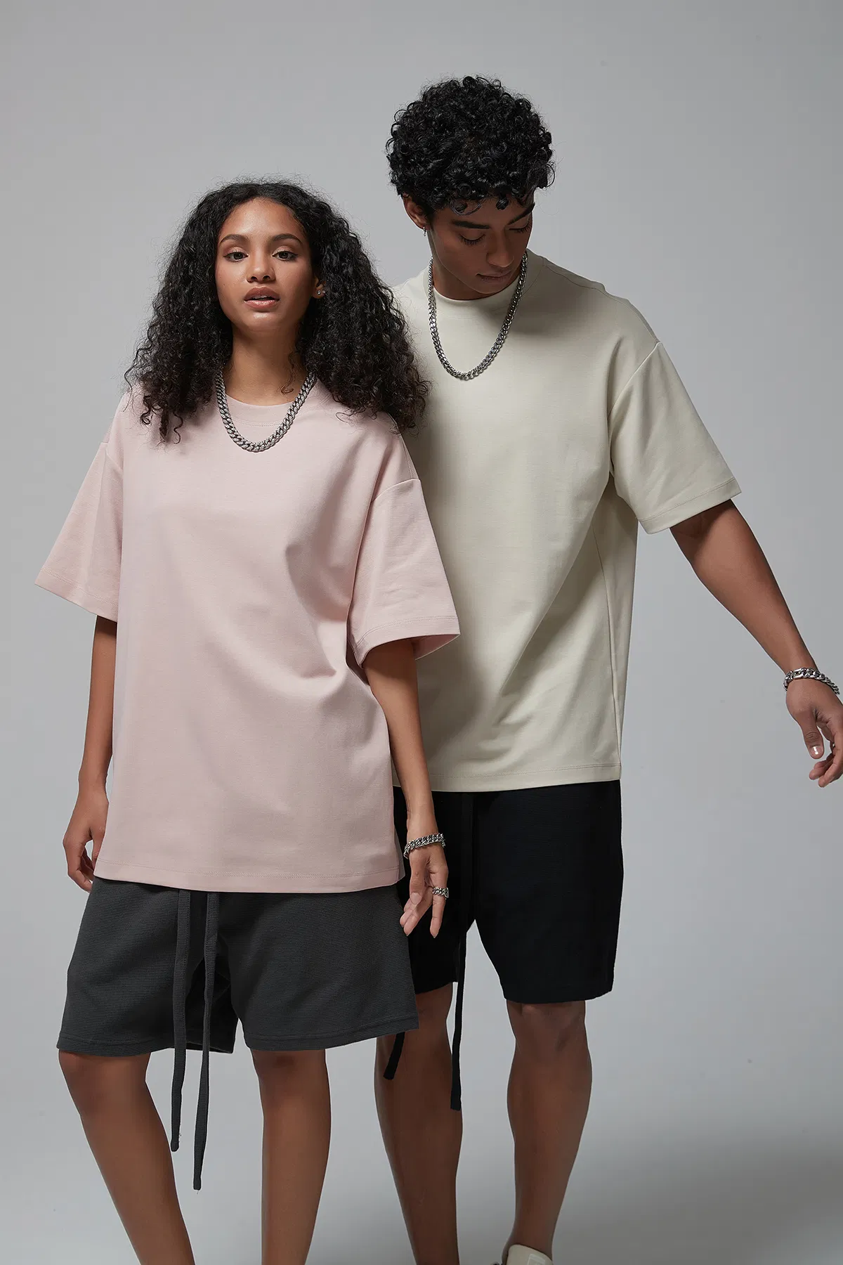 Breathable Cotton Casual T-Shirt Accept Personalized DTG Print and Embroidery Customization