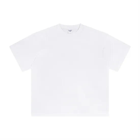 Breathable Soft Pure Cotton Basic Top Make Custom Brand Logo DTG Embroidery Wholesale Service