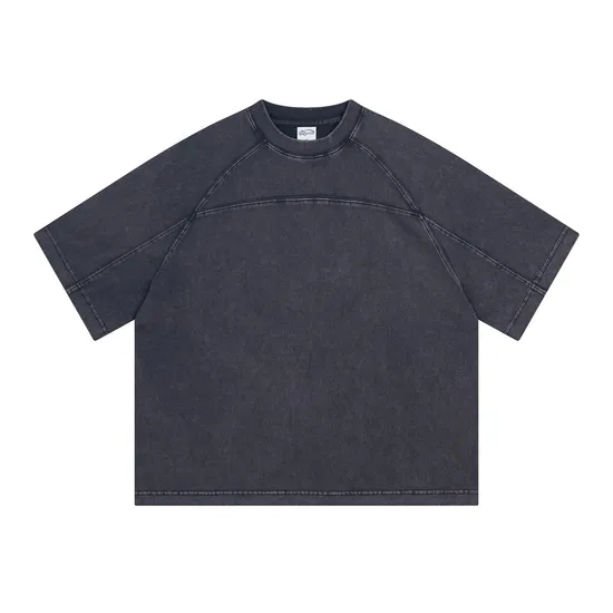 Breathable Pure Cotton Minimal T-Shirts Top Make Custom Brand Logo DTG Embroidery Wholesale Service