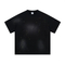 Blank Distressed Splash Print Cotton T-Shirt Accept Custom Design DTG Print for Global Bulk Buyers