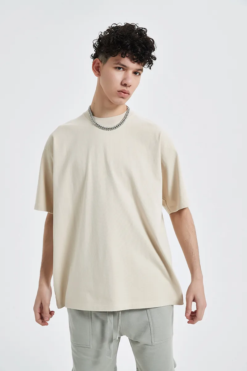 Breathable Soft Pure Cotton Vintage Top Make Custom Brand Logo DTG Embroidery Wholesale Service