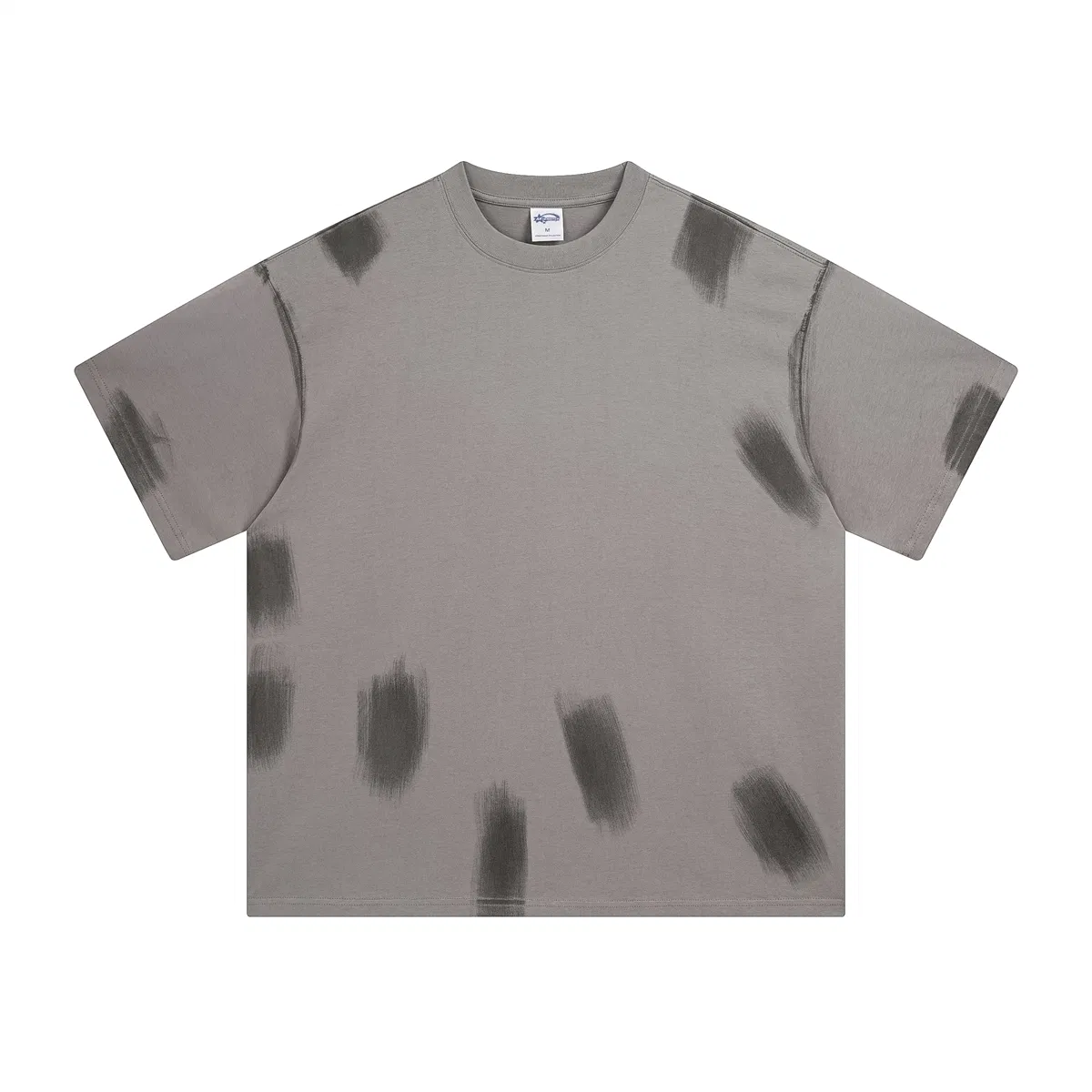 Blank Distressed Graffiti Cotton T-Shirt Accept Custom Design DTG Print for Global Bulk Buyers