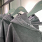 Acid Washed Black Gray Full Zip Cotton Hoodie Custom Logo Embroidery Dtf Bulk Wholesale