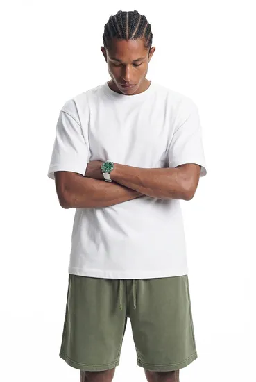 Blank Pure Cotton Tshirt Accept Custom Design DTG Embroidery Large Quantity Sale