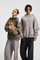 Oversized Raw Edge Fake Sleeve Hoodie Washed Cotton Custom Design Bulk Order Available