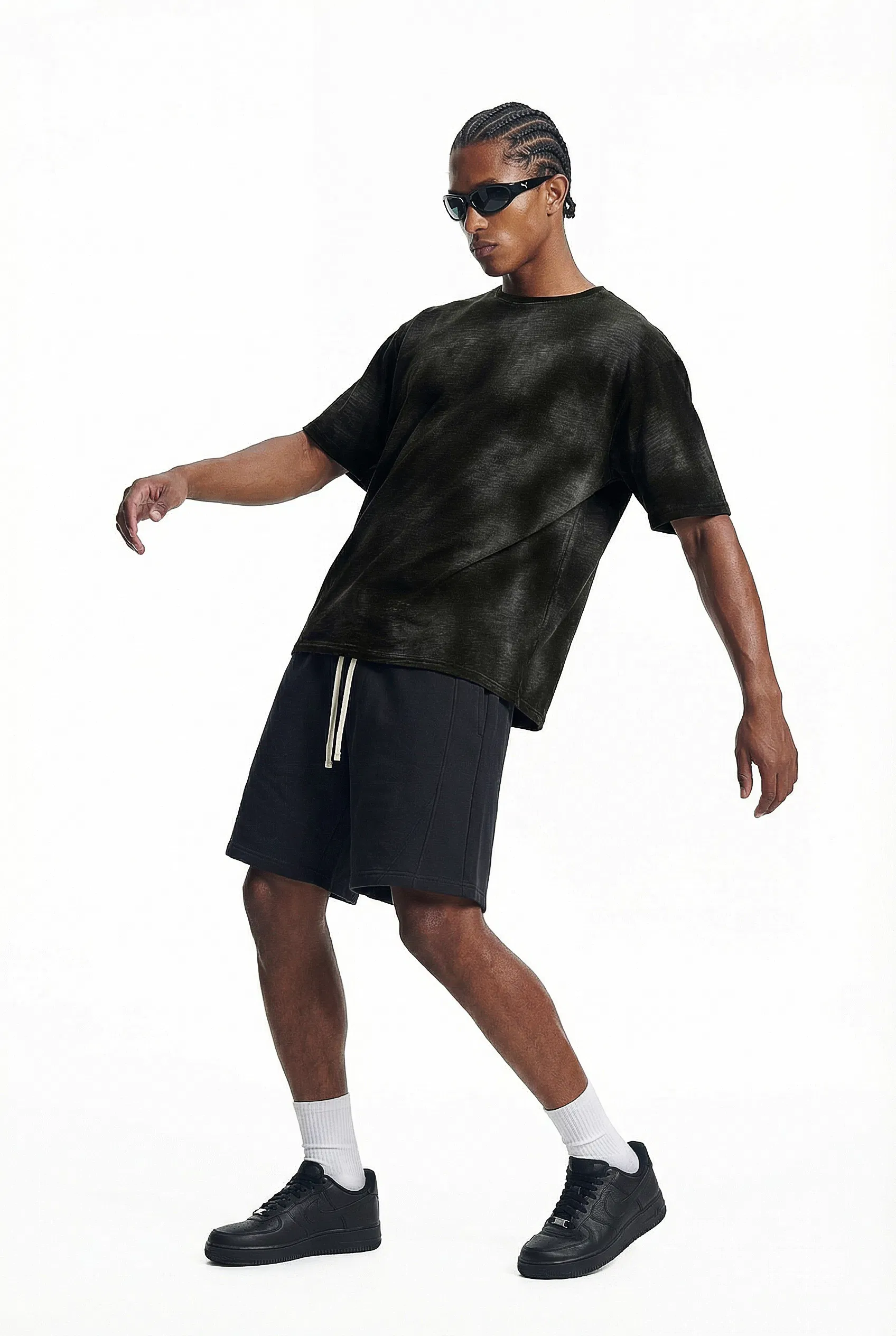 Vintage Tie Dye Blank Cotton T-Shirt Accept Custom Design DTG Print for Global Bulk Buyers