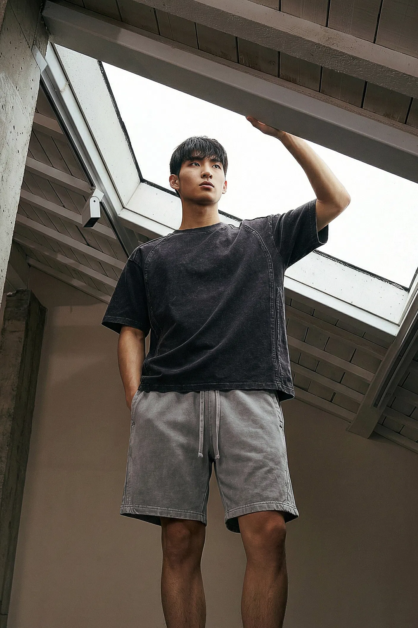 Premium Vintage Washed Cotton Blank Tee Fits Custom Embroidery and Direct-to-Garment Printing Process