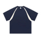 Wholesale Color-Block Cotton T-Shirt for Custom Brand Logo Merchandise Development Sale