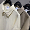 Blank Oversized Collar Split Hem T-Shirt Accept Custom Design DTG Print for Global Bulk Buyers