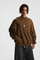 Thermal Retention Cotton Crew Sweatshirt Custom Logo for Streetwear Brand Bulk Purchase