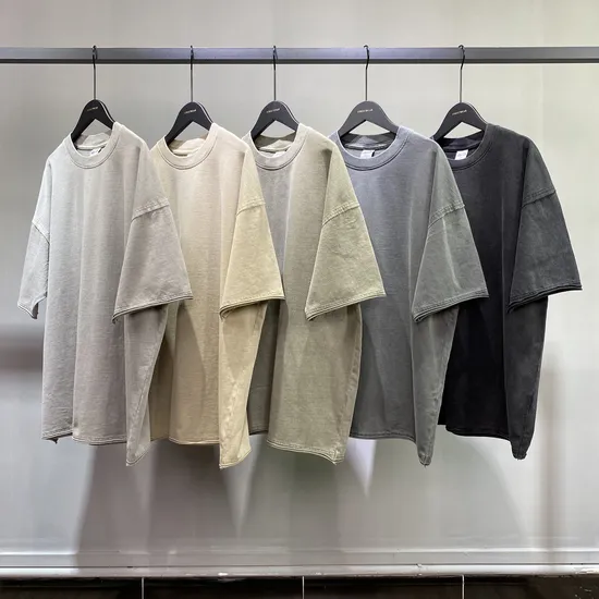 Eutral Tone Cotton Tee Allows Small Batch Custom Embroidery and DTG Service