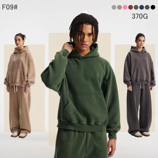 Cropped Drop Shoulder Cotton Hoodie Custom Logo Embroidery Dtf Print Bulk Wholesale Supply