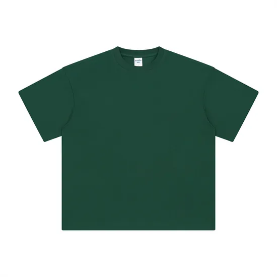 Breathable Cotton Casual T-Shirt Accept Personalized DTG Print and Embroidery Customization