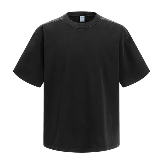 Oversized Retro High Street Cotton T-Shirt Custom DTG Design for Worldwide Wholesale Purchasers