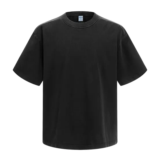 Oversized Retro High Street Cotton T-Shirt Custom DTG Design for Worldwide Wholesale Purchasers