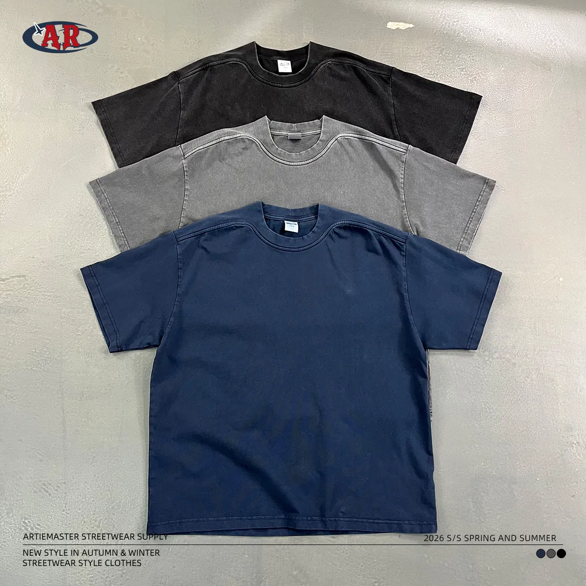 Oversized Retro High Street Cotton T-Shirt Custom DTG Design for Worldwide Wholesale Purchasers
