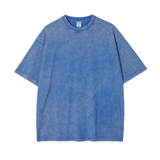 Breathable Pure Cotton Crew Neck Tee for Private DTG Digital Print Custom Production