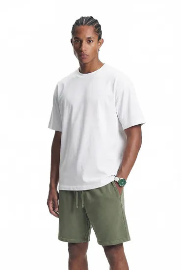 Blank Pure Cotton Tshirt Accept Custom Design DTG Embroidery Large Quantity Sale