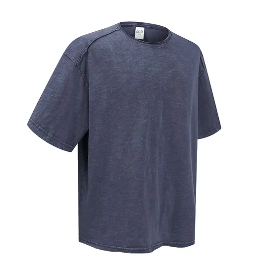 Wholesale Retro Cotton T-Shirt for Custom Brand Logo Merchandise Development Sale