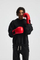 100% Cotton Front Back Spliced Hoodie Raw Edge Wax Wash Wasteland Custom Logo Wholesale