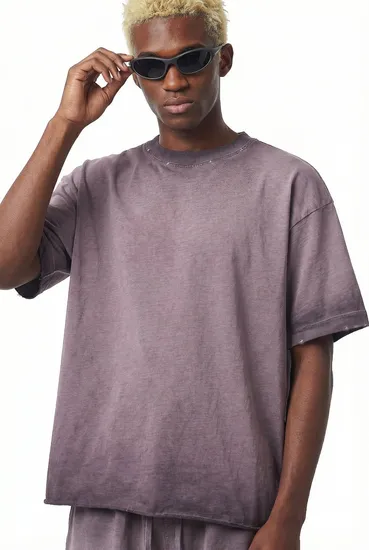 Oversize Loose Fit Cotton Shirts Accept Custom Design DTG Embroidery Wholesale Order