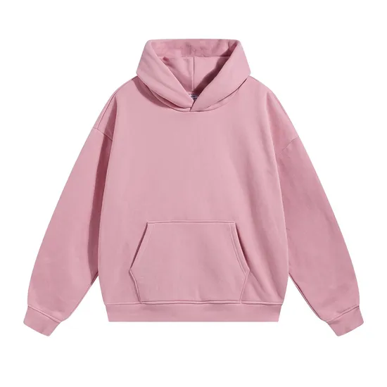 Thick No Shedding Polar Fleece Hoodie Custom DTG Print Stable Stock Bulk