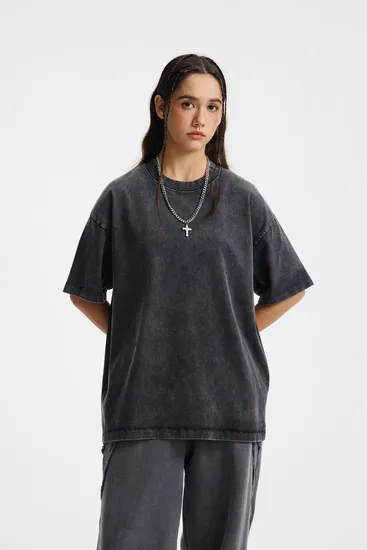 Breathable Crew Neck Cotton Tee Customized for Company Team Uniform Bulk Purchase
