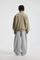 Soft Oversized Stand Collar Zip Jacket DIY Custom Artwork Embroidery Bulk in Stock