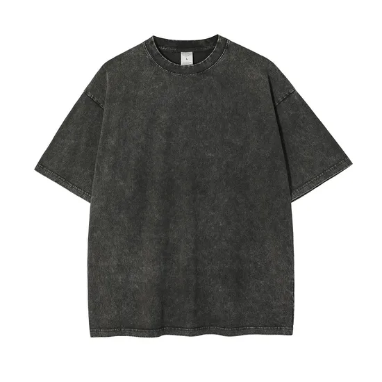 Breathable Pure Cotton Crew Neck Tee for Private DTG Digital Print Custom Production