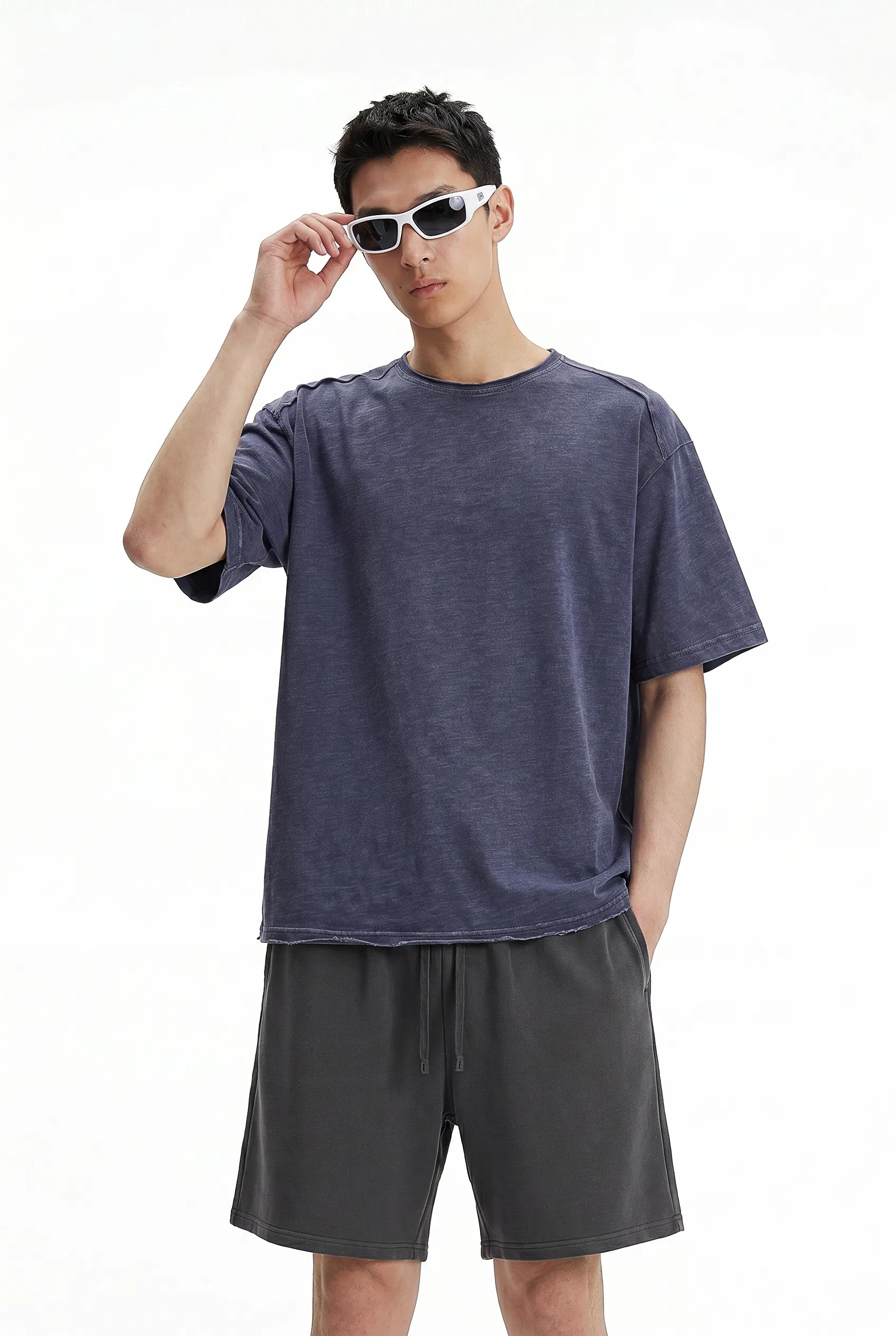 Wholesale Retro Cotton T-Shirt for Custom Brand Logo Merchandise Development Sale