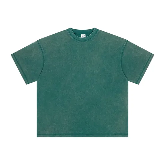 Unisex Hip Hop Distressed Washed Cotton T-Shirt Accept Brand Customization for Global