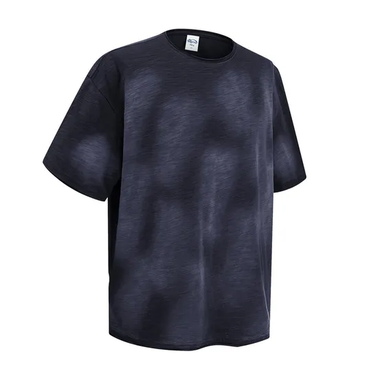 High-Quality Tie-Dye Washed Cotton Blank T-Shirt Bulk Wholesale for Custom Embroidery and Printing Business