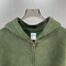 Autumn Winter Casual Boxy Zip Front Hoodie Custom Logo Print Bulk Brand Cooperation