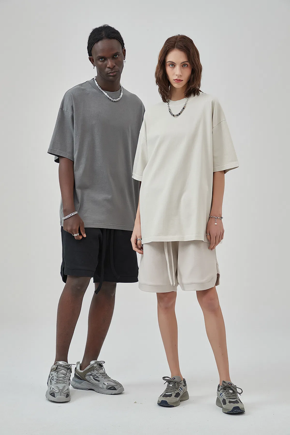 Unisex Hip Hop Loose Washed Cotton T-Shirt Accept Brand Custom for Global Clothing Wholesalers