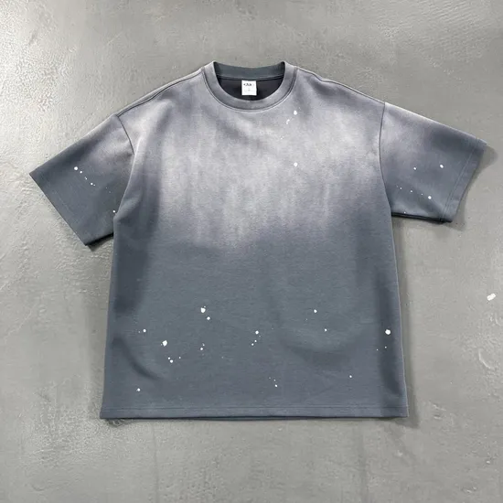 Oversized Washed Cotton Tshirt Accept Custom Logo DTG Embroidery Bulk Wholesale Order