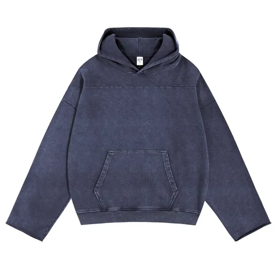 Basic Solid Color Cotton Hoodie Custom Logo Bulk Apparel Order